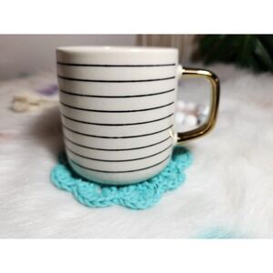 Flower Aqua Coaster‎ Crochet Set by MerakiMimos made with 100% cotton